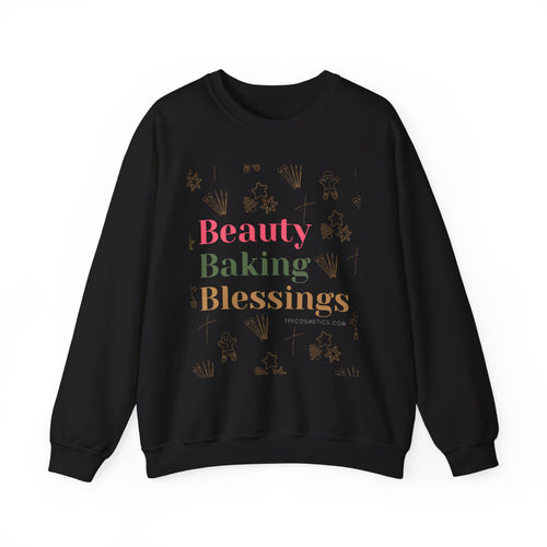 Beauty, Baking, Blessings Heavy Blend™ Crewneck Sweatshirt